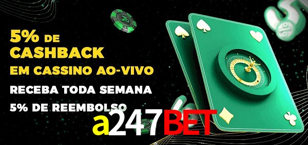 Promoções do cassino ao Vivo a247bet